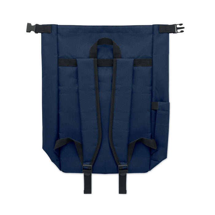 Branded 15 Inch Roll Top Laptop Backpack without branding