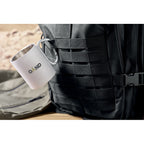 Branded Outdoor Backpack 600D RPET in use