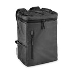 Branded Cooler Backpack in 600D RPET in Black