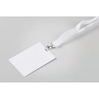 Branded PVC Lanyard Badge - 120 x 80mm without branding