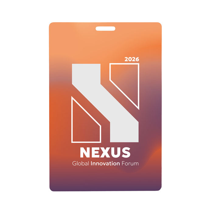 Branded PVC Lanyard Badge - 120 x 80mm without branding