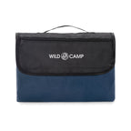 Branded Large Polar Fleece Picnic Blanket in Blue