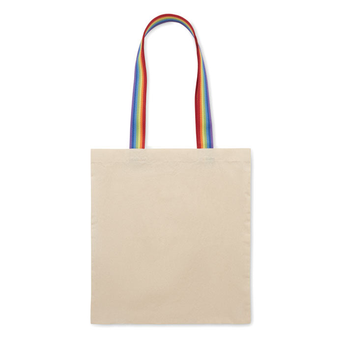 Branded Rainbow Handle Shopper Bag