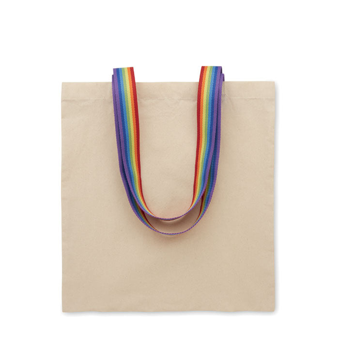 Branded Rainbow Handle Shopper Bag