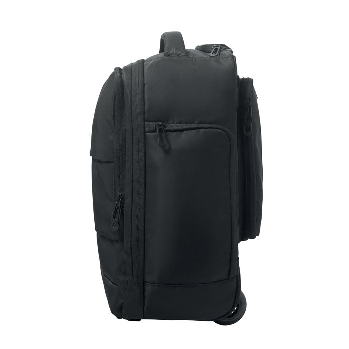 Branded Backpack Trolley in 290T RPET without branding
