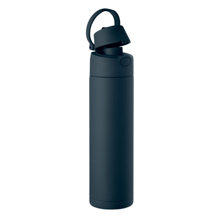 Branded Vacuum Bottle with Straw and Handle - 500ml without branding