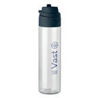 Branded RPET Bottle with Straw and Handle