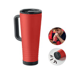 Branded Double Wall Cheering Cup with Horn in Red