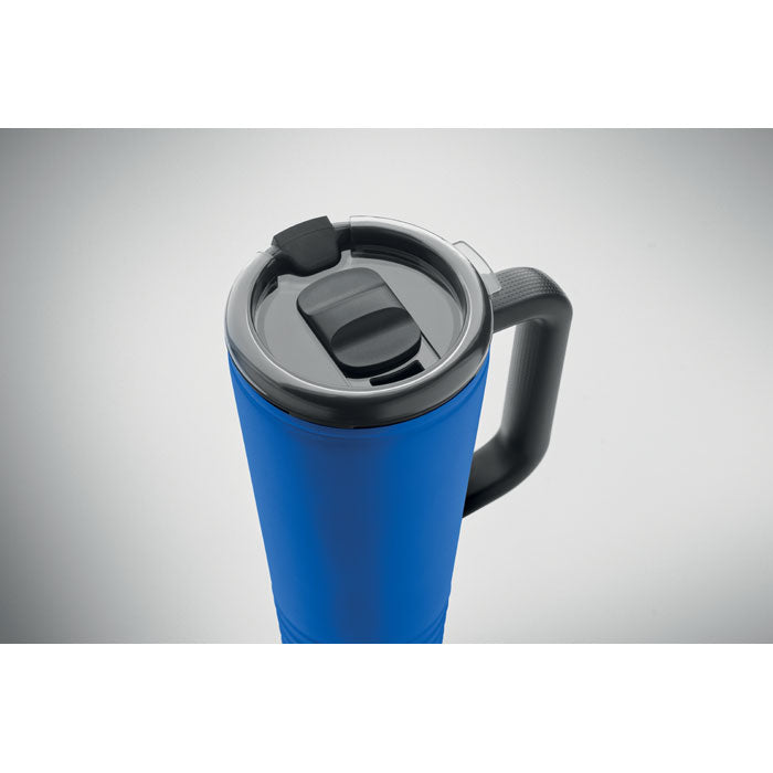 Branded Double Wall Cheering Cup with Horn in use