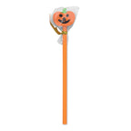 Branded Halloween Pencil with Pumpkin Eraser without branding