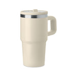 Branded Recycled Steel Tumbler with Straw - 500ml without branding