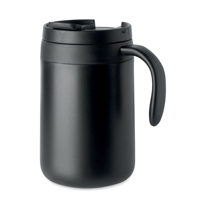 Branded Double Wall Mug with Coffee Filter without branding