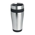 Branded steel travel cup, 455ml