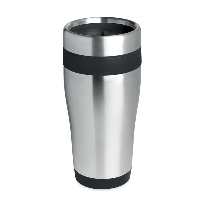 Branded steel travel cup, 455ml