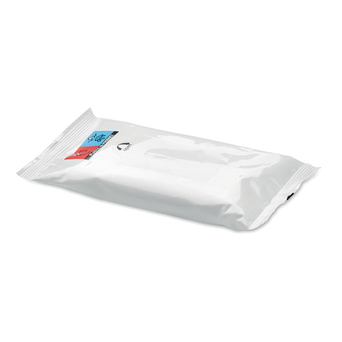 Branded Wet Wipes in Pouch without branding