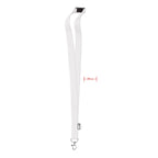 Branded 20mm RPET Lanyard in White