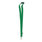 Branded 20mm RPET Lanyard in Green