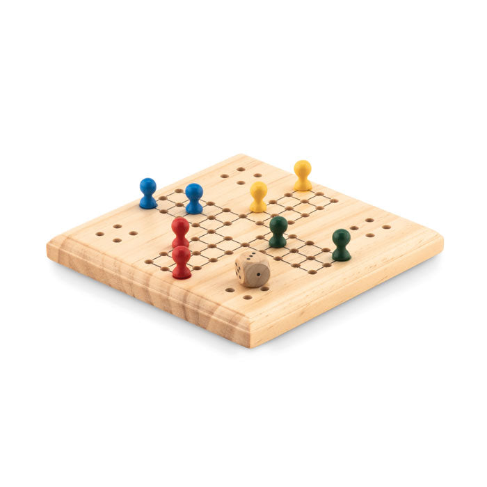 Branded Wooden Ludo Game without branding
