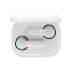 Branded Recycled ABS TWS Earbuds with Charging Base without branding