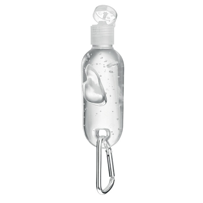 Branded Hand Cleanser Gel with Carabiner 30ml without branding
