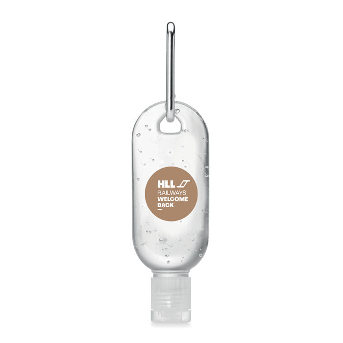 Branded Hand Cleanser Gel with Carabiner 30ml