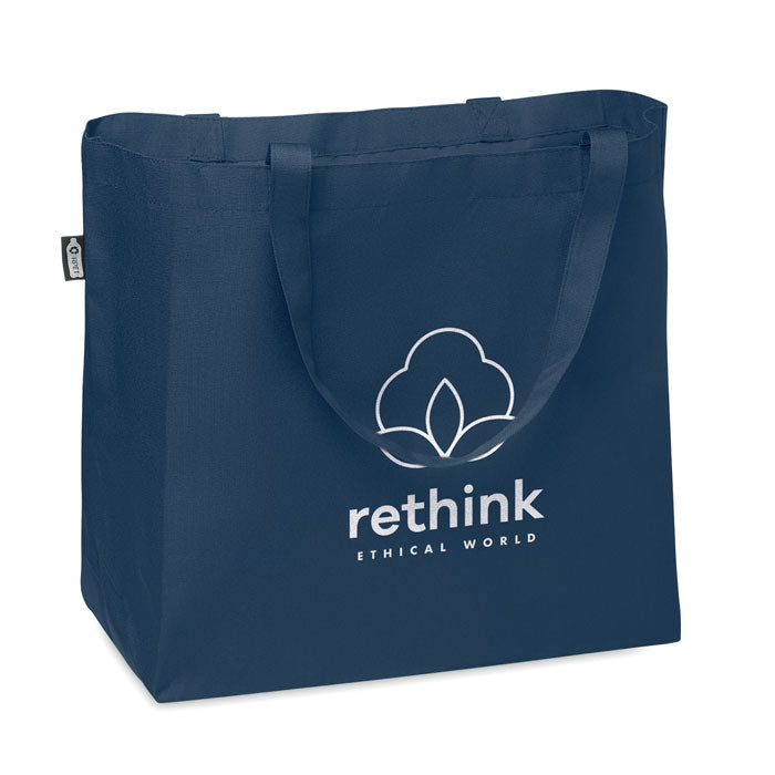 Branded 600D RPET Large Shopping Bag