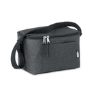 Branded 600D RPET Cooler Bag for Cans in Black