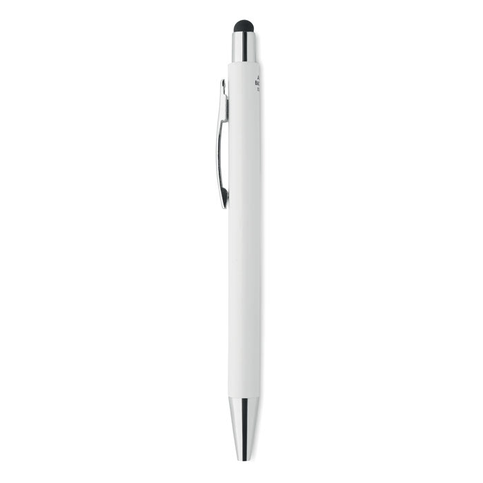 Branded antibacterial stylus pen, side view