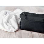 Branded 600D RPET Toilet Bag in use