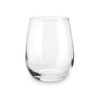 Branded Reusable Stemless Glass without branding