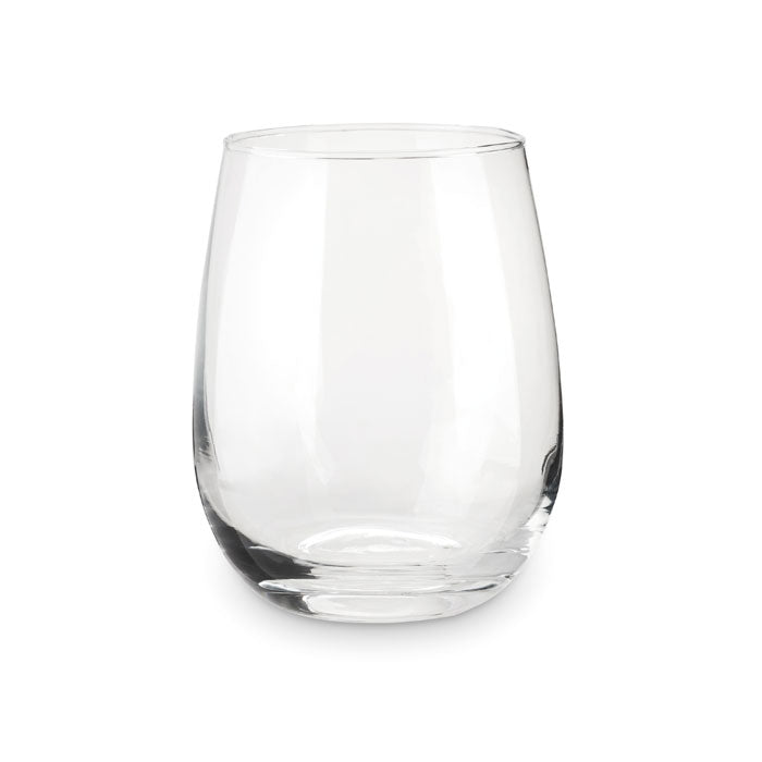 Branded Reusable Stemless Glass without branding