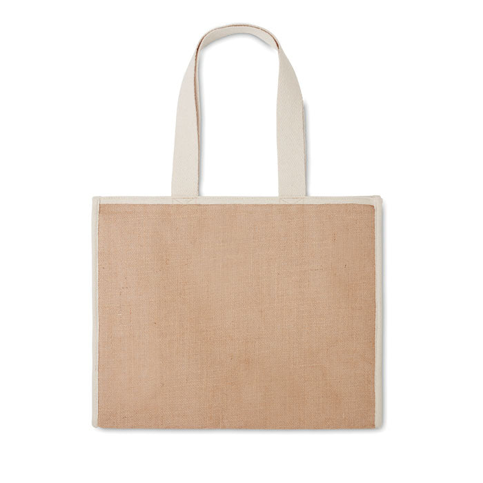 Branded Jute and Canvas Cooler Bag without branding