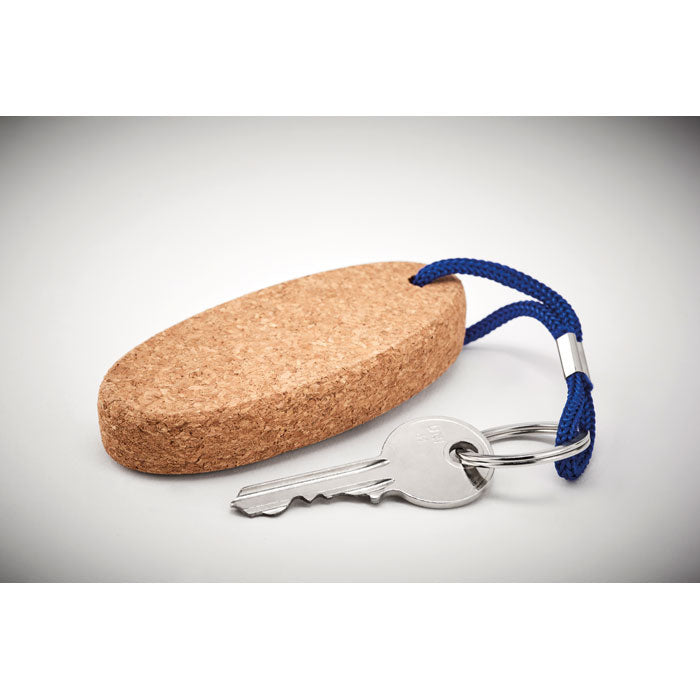 Branded Floating Cork Key Ring without branding