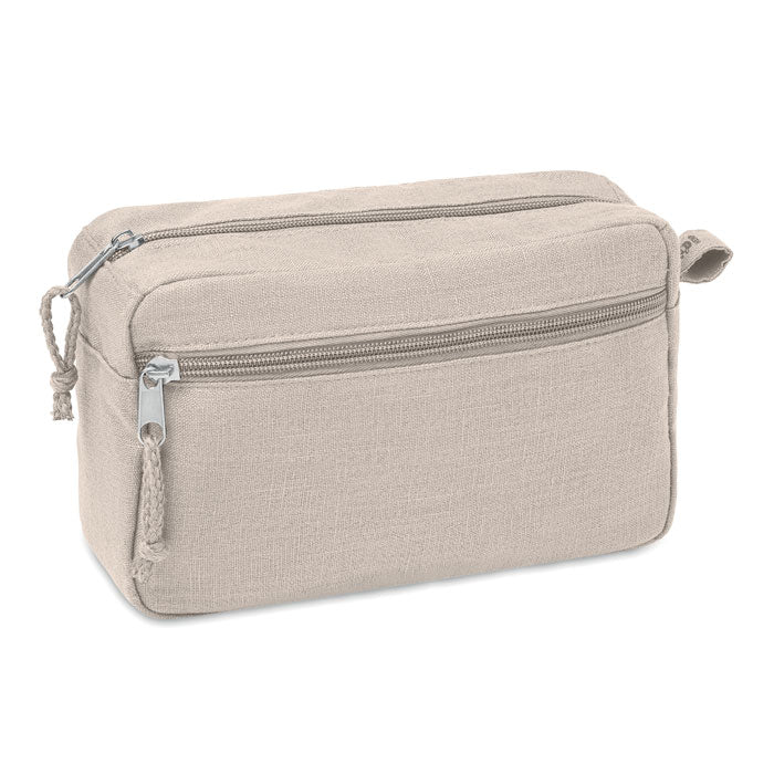 Branded Hemp Toilet Bag 200gsm