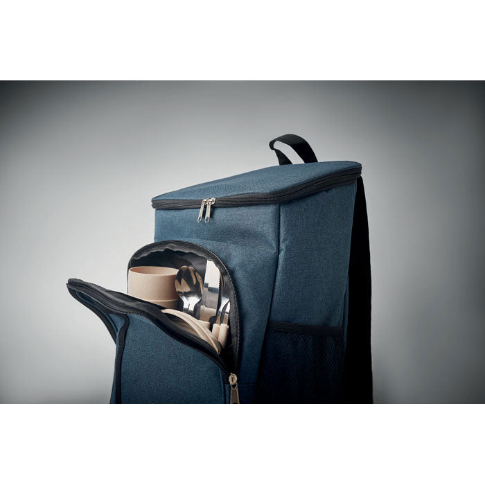 Branded Outdoor Cooler Bag 600D RPET in use