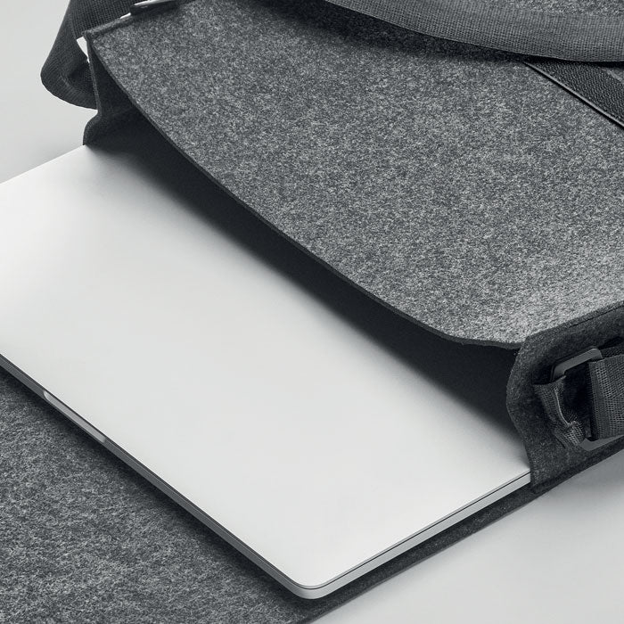 Branded RPET Felt Laptop Bag without branding
