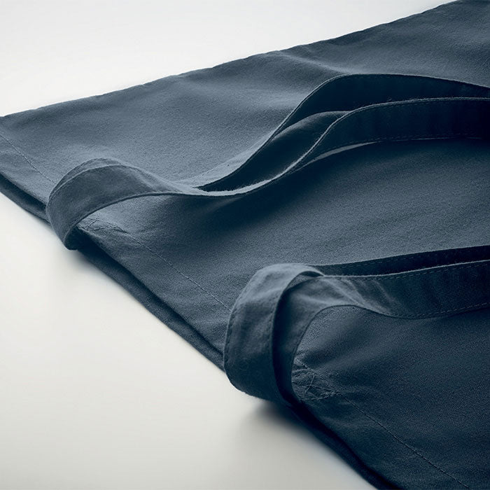 Branded Organic Cotton Shopping Bag in use