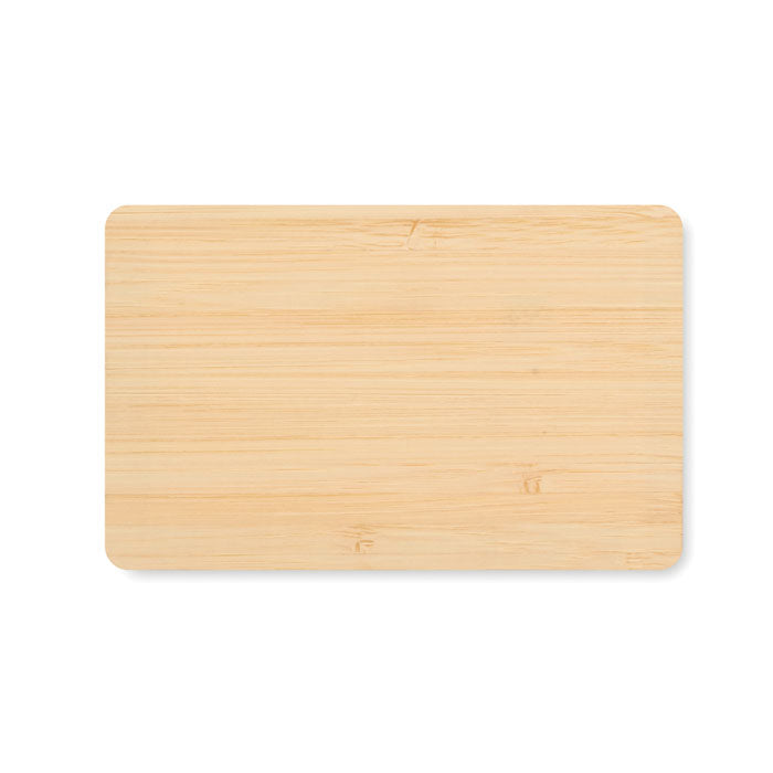 Branded RFID Card in Bamboo Material without branding