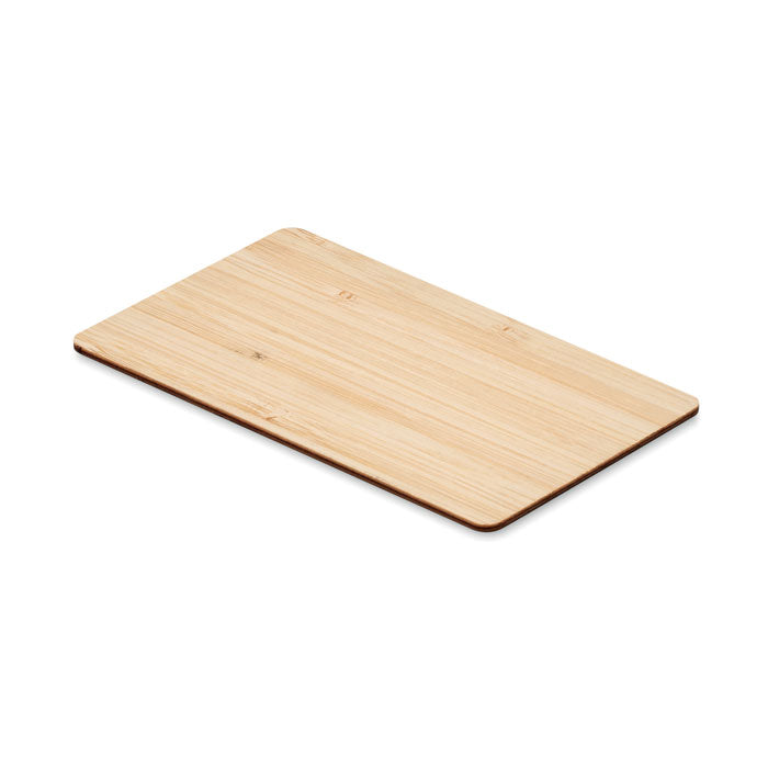 Branded RFID Card in Bamboo Material without branding