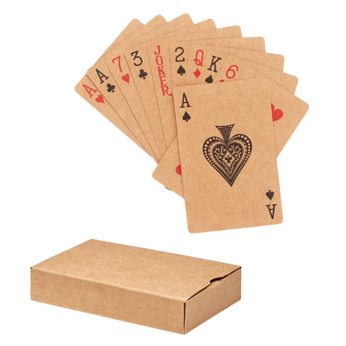 Branded Recycled Paper Playing Cards without branding