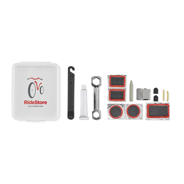 Branded Bike Repair Kit in Clear Box