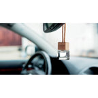 Branded Refillable Car Air Freshener in use