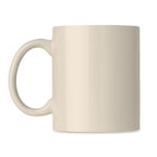 Branded classic coloured mug, top view
