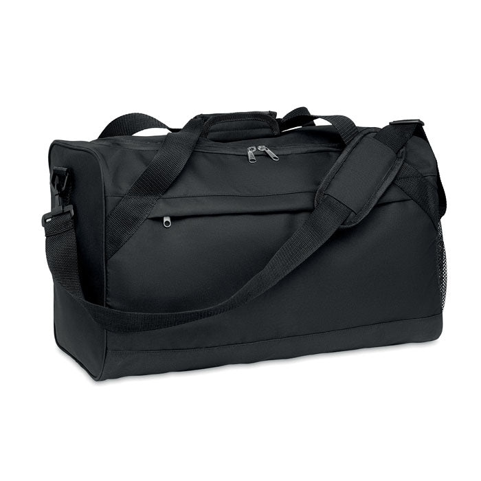 Branded 600D RPET Sports Bag in Black