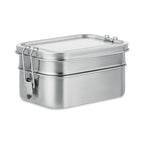 Branded 2 Compartment Stainless Steel Lunch Box 1200ml