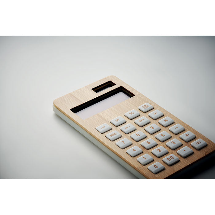 Branded Bamboo Calculator without branding
