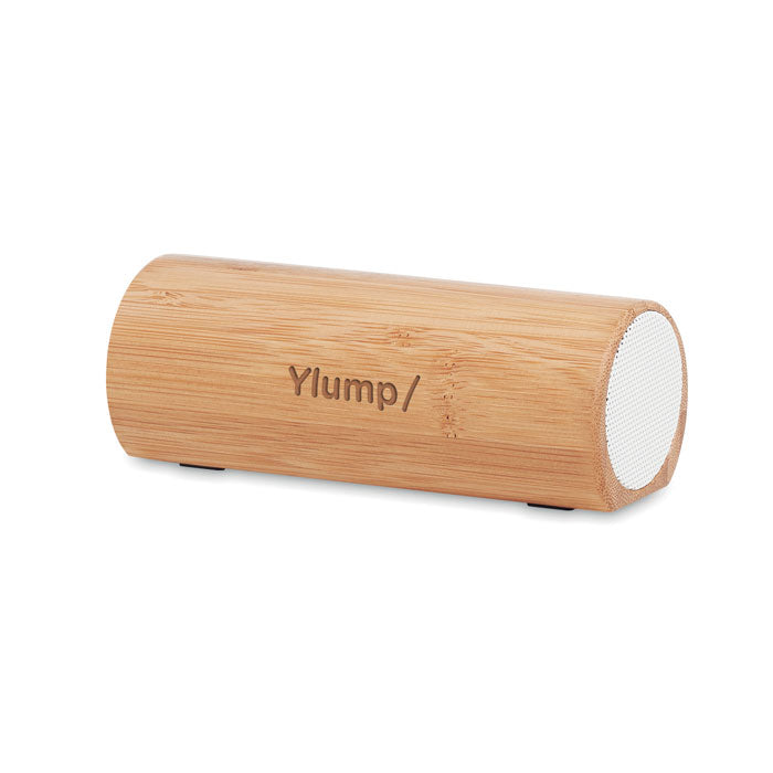 Branded Bamboo Stereo Wireless Speaker