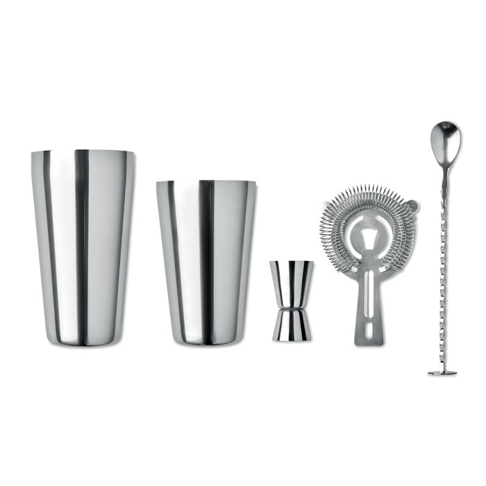 Branded Stainless Steel Cocktail Set 750ml without branding