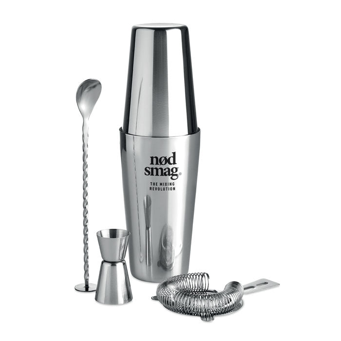 Branded Stainless Steel Cocktail Set 750ml