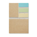 Branded Soft Cover Grass Paper Memo Set without branding